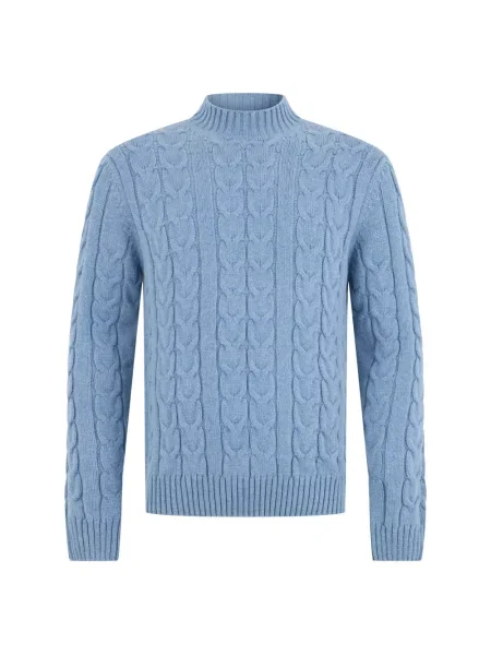 Sweter Slowear wełniany niebieski