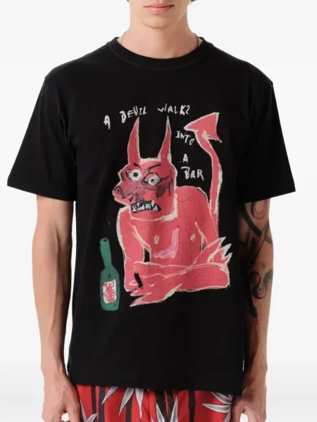 Tricou Endless Joy cu imagine negru