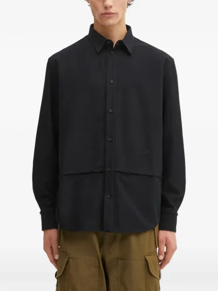 Cămașă 032c cu broderie negru