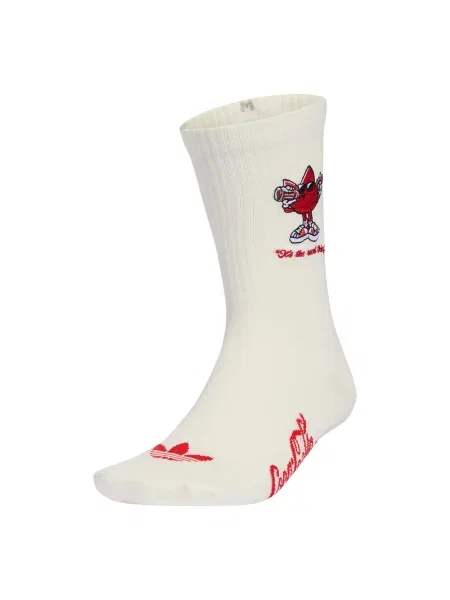 ADIDAS ORIGINALS Κάλτσες Adidas Originals x Coca Cola κρεμεζί / μαύρο φυσικό λευκό