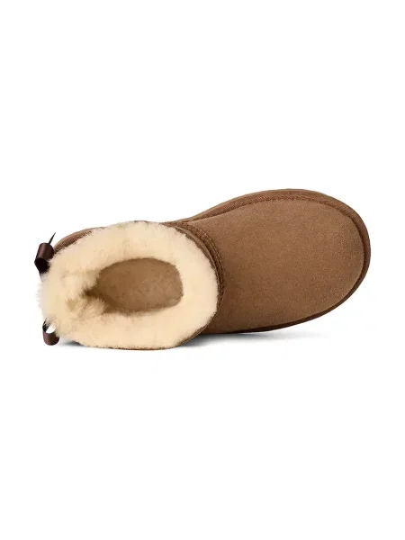 UGG снігові чоботи дитячі замшеві ULTRA MINBAILEY BOW