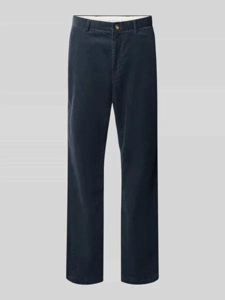 Spodnie sztruksowe o kroju slim fit z mieszanki bawełny Tommy Hilfiger