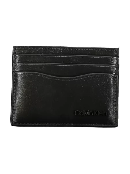 Portfel Calvin Klein skórzany elegancki czarny