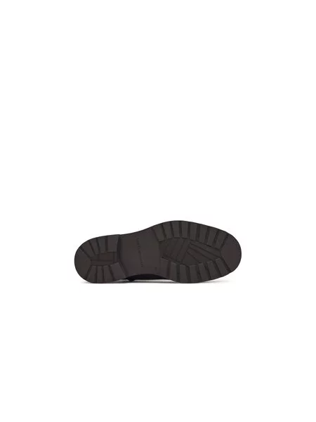 Tommy Hilfiger Škornji Cleated Hilfiger Brush Wl Chel rjava