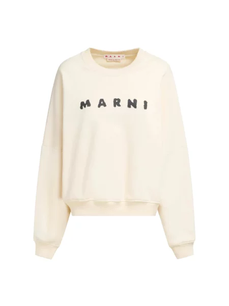 Bluza Marni z nadrukiem biała