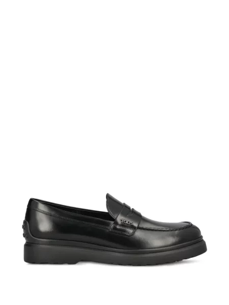 Pantofi loafer Tod's cu autograf negru