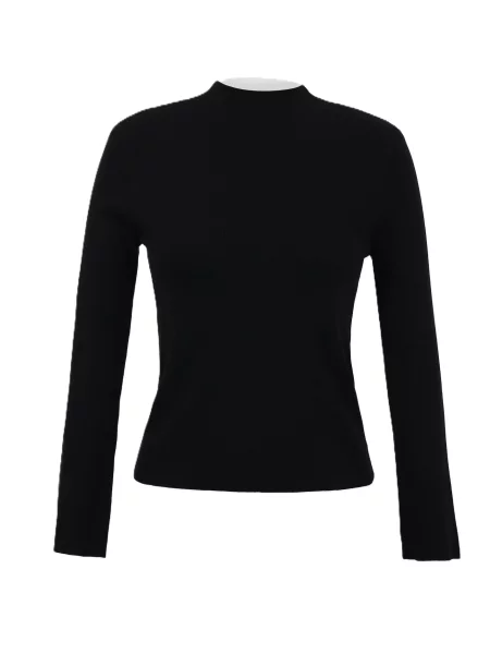 Anna Field Pulover negru alb