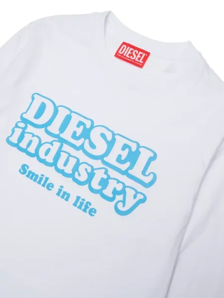 Koszulka dziecięca Diesel biała