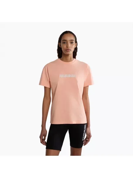 Дамска тениска Napapijri S-Box pink salmon розово