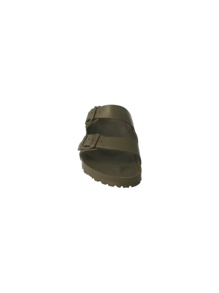 Klapki Birkenstock na ramiączkach zielone