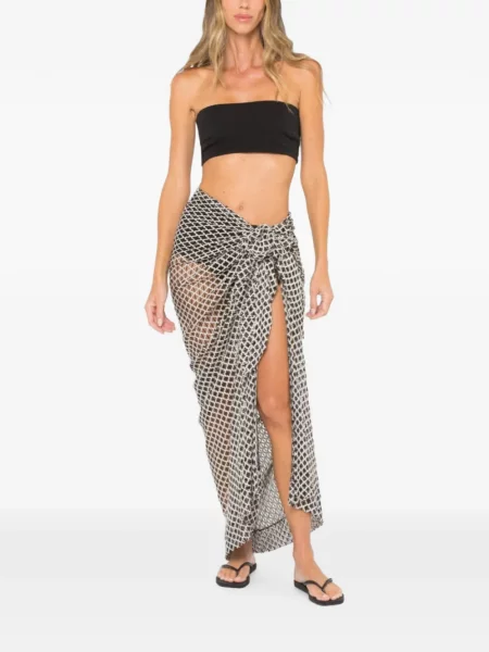 Fusta maxi Jbq plasă plic negru