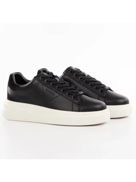 Sneakersy Guess skórzane czarne