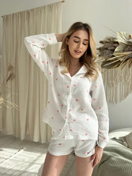 Пижама Cosy белая