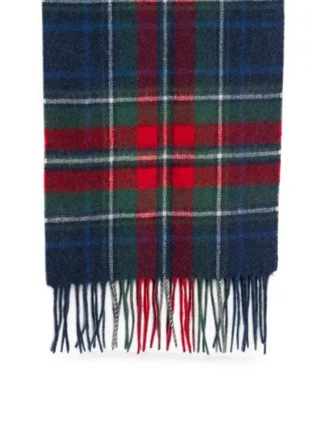 Fular Barbour în carouri albastru