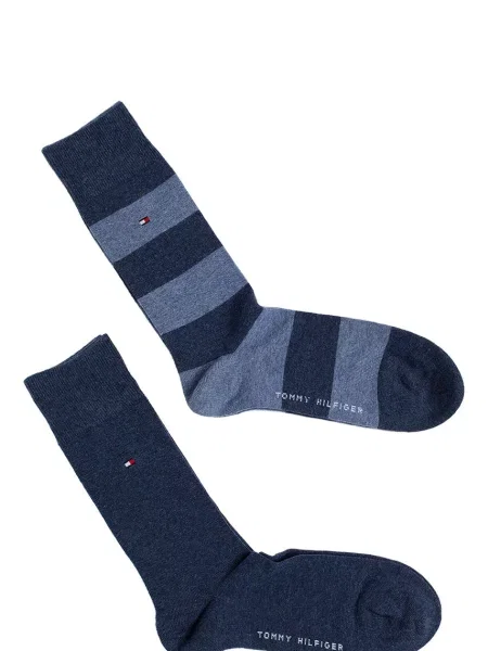 Skarpety w zestawie 2 szt. Tommy Hilfiger niebieskie