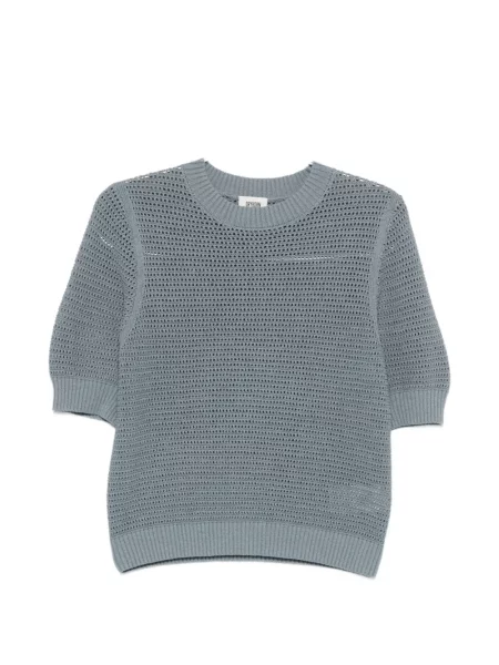 Tricou Drykorn tricotate albastru