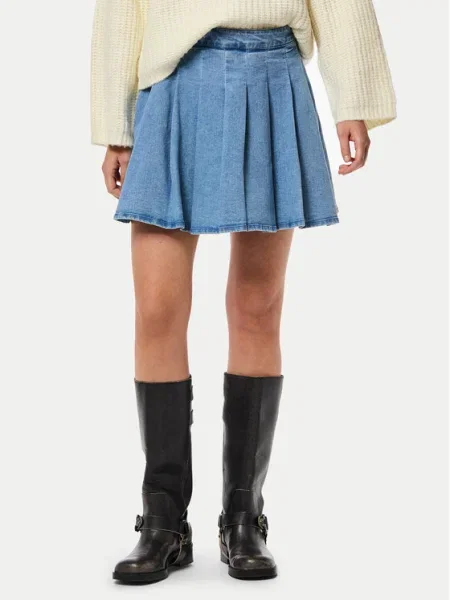 Pieces Fustă de blugi Silje albastru