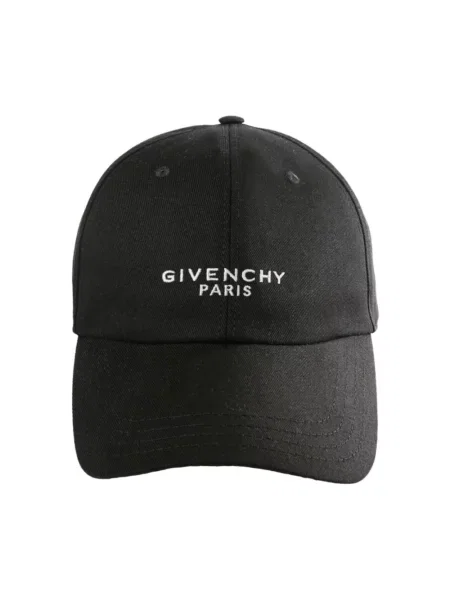 Czapka z daszkiem Givenchy z logo czarna