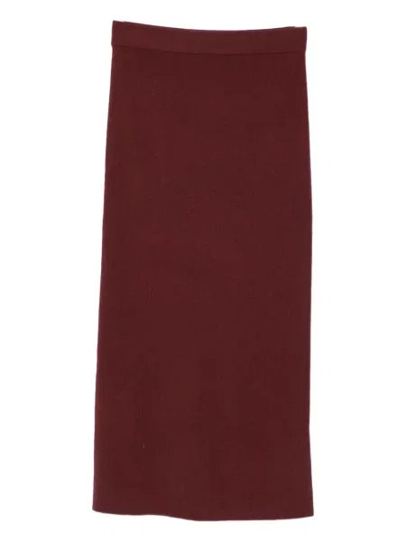 Fustă midi Dorothee Schumacher până la genunchi roșu
