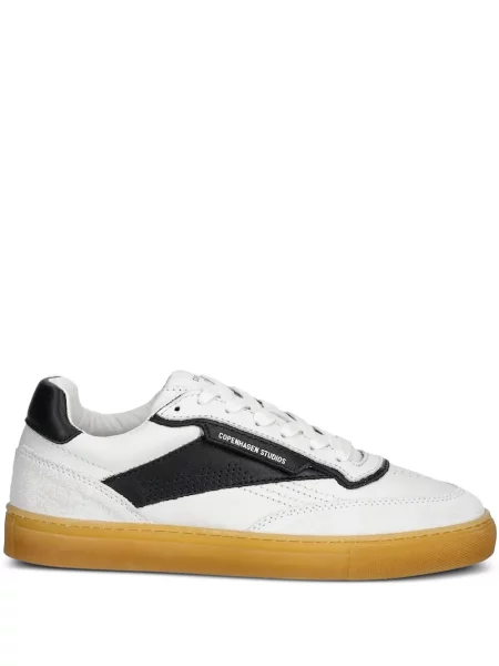 Sneakerși Copenhagen din piele alb