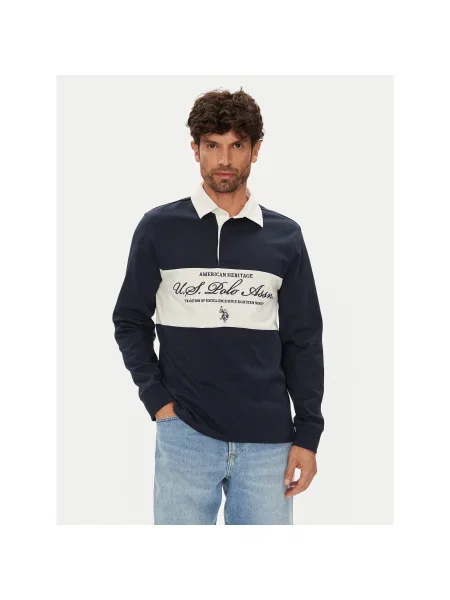 U.S. Polo Assn. Pólóing Regular Fit sötétkék