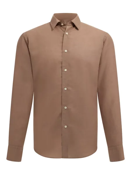 Cămașă de in Boggi Milano de in maro