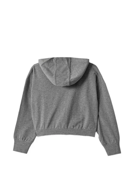 Bluza z kapturem dziecięca Patrizia Pepe Girl szara