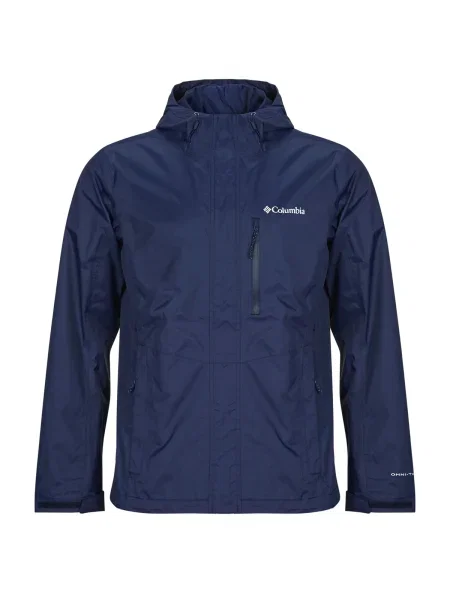 Pánska bunda do dažďa Columbia Pouring Adventure III collegiate navy námorníctvo