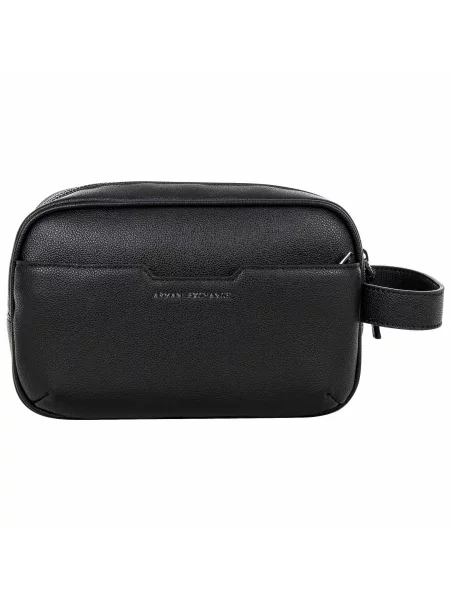 ARMANI EXCHANGE Toaletní taška černá