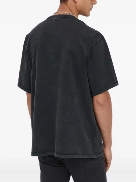 Tricou Won Hundred scurt negru