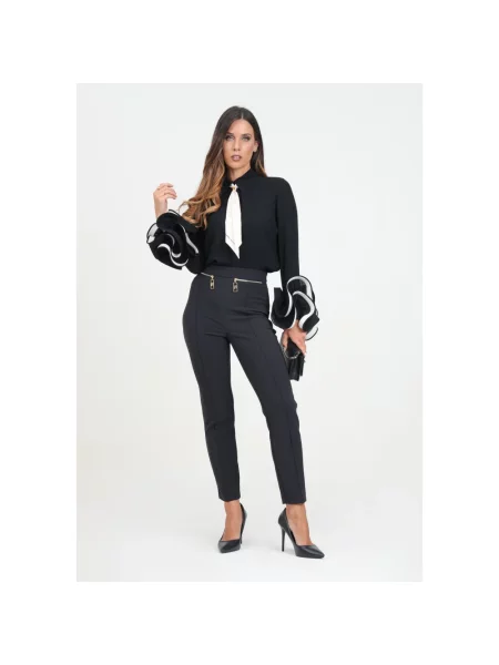 Spodnie Elisabetta Franchi czarne