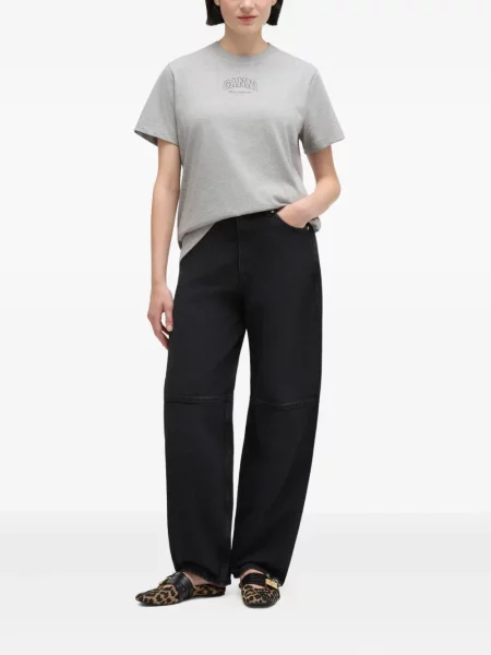 Tricou Ganni gri