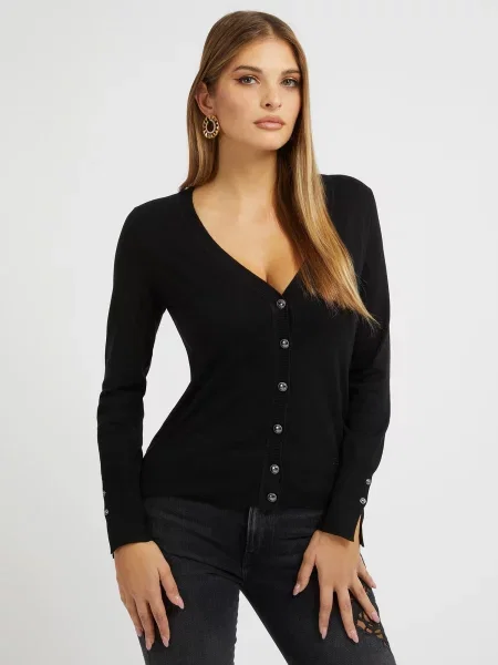 GUESS Geacă tricotată Zena' negru