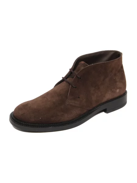 Botki Tod's skórzane brązowe