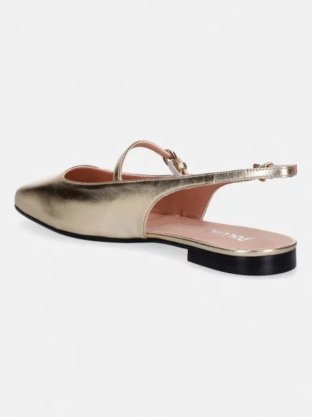Кожаные балетки Pollini