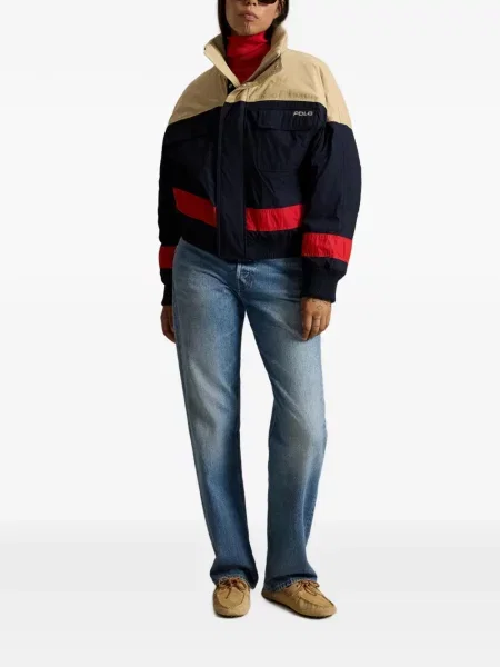 Велурени бягане с яка чорапи Polo Ralph Lauren синьо