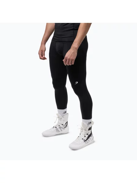 Legginsy treningowe BOXRAW Saddler Compression black czarne