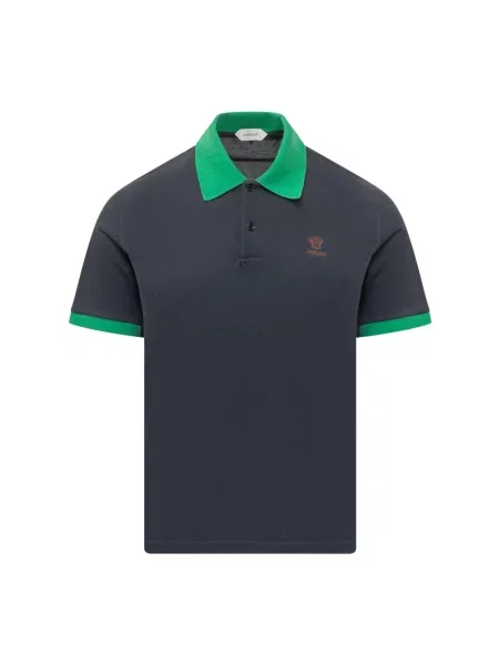 Koszulka polo Versace niebieska