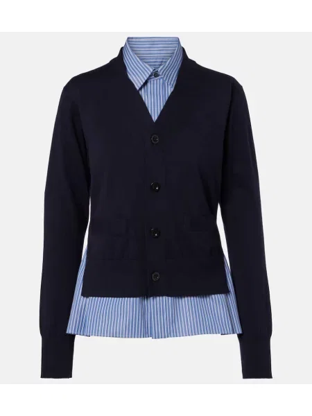 Cardigan Sacai albastru