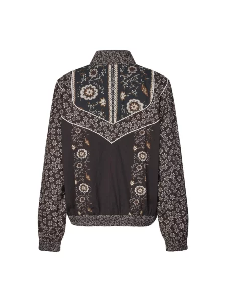 Kurtka bomber Lollys Laundry brązowy