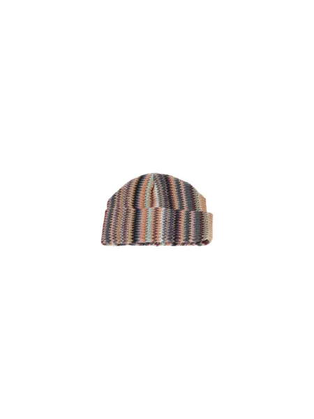 Czapka Missoni w geometryczne wzory