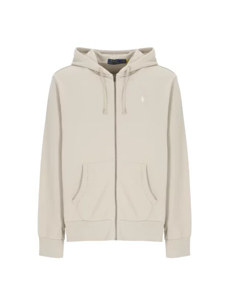 Ralph Lauren Bluzy Mężczyzna L bluza z kapturem na Polo Ralph Lauren beżowy