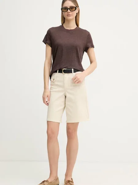 United Colors of Benetton футболка лляна