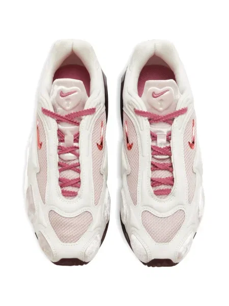 Бягане чехли Nike на платформе бродирани оранжево