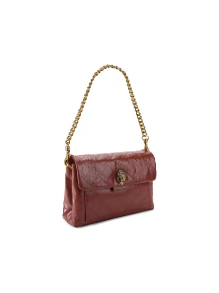 Kurt Geiger London crossbody kabelka dámska kožená CELIA hnedá
