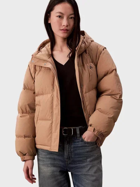 Джинсова куртка Calvin Klein Jeans бежева