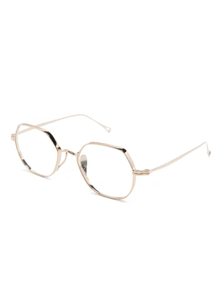 Ochelari de soare Kame Mannen cu imprimeu geometric auriu