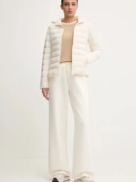 Guess kurtka SOLID przejściowa beżowy