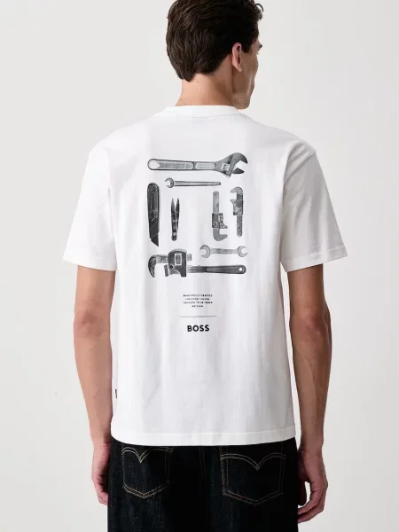 BOSS Orange tricou pentru bărbați din Te_Tools bej