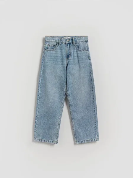 Reserved Jeansy straight niebieski